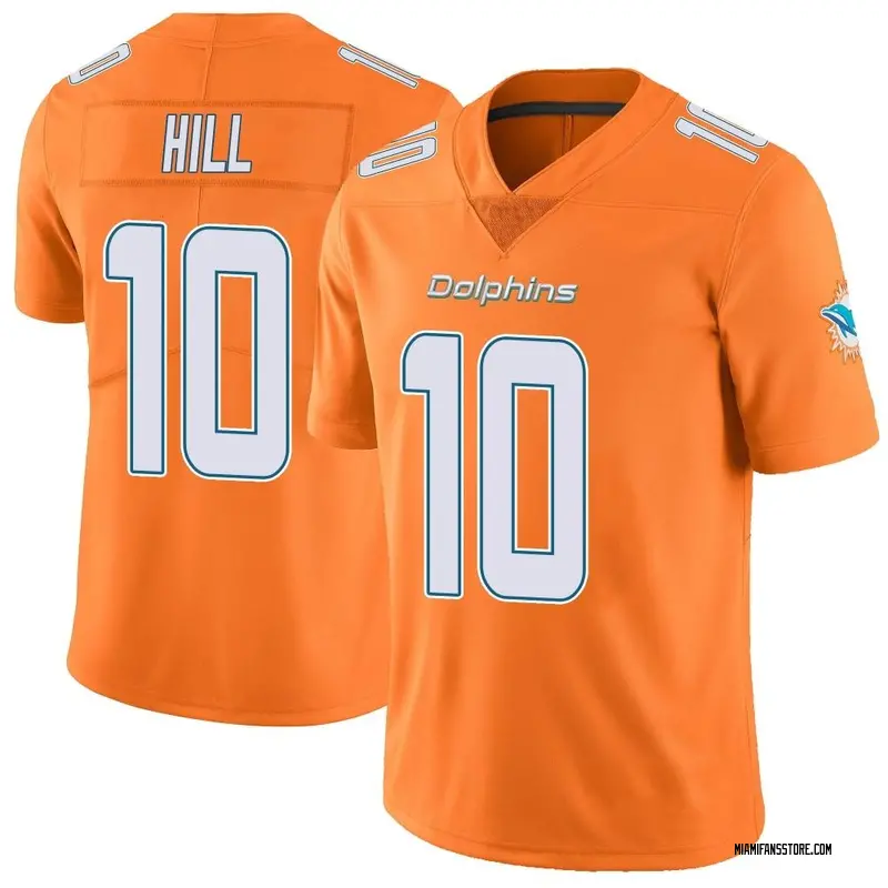 Youth Orange Limited Tyreek Hill Miami Color Rush Jersey