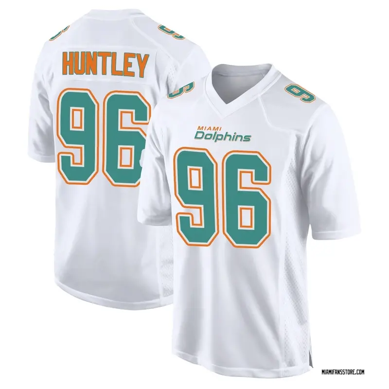 Youth White Game Alex Huntley Miami Fashion Jersey