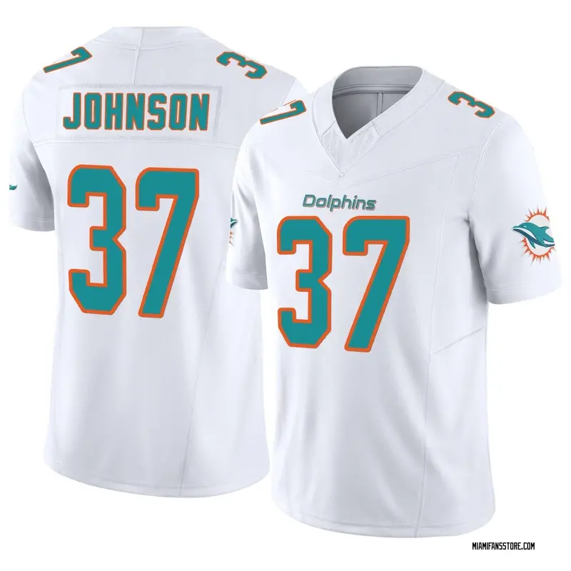 Youth White Limited Isaiah Johnson Miami Vapor F.U.S.E. Jersey